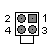 4 pin MOLEX 39-01-2040 connector