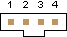 4 pin Creative SB internal connector