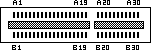 60 pin CNR bus connector