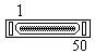 50 pin Half Pitch Centronics male connector