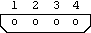4 pin HP48 calculator special connector