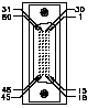 60 pin LFH-60 male connector