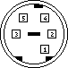 5 pin mini-din connector