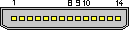 14 pin Motorola mobile special connector