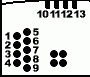 9 pin Nokia 6650 mobile special connector