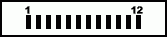 12 pin plain mobile special connector