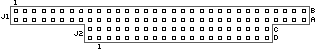 146 pin PC/104 16 bit connector