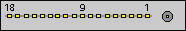 18 pin cellular w/antenna mobile special connector