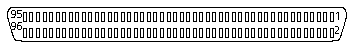 96 pin male or female (Fujitsu FCN 234P096-G/Y) connector