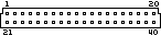 40 pin Toshiba special connector